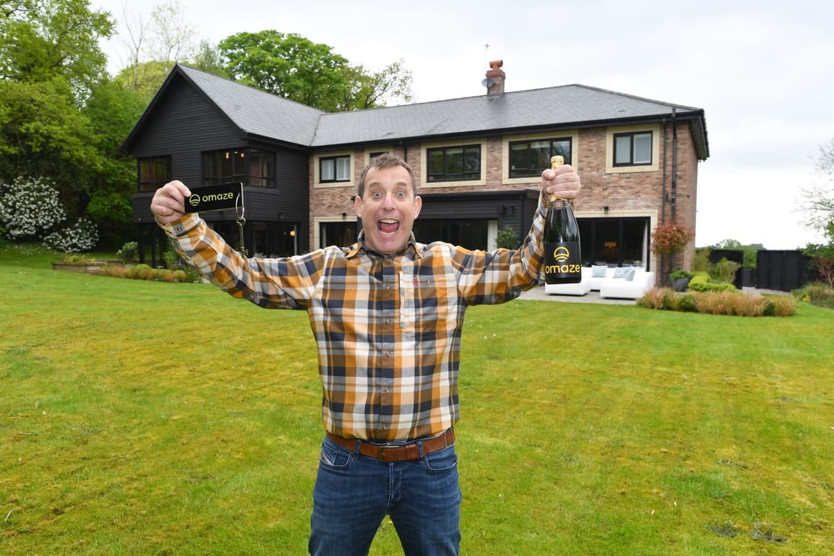 Football fan wins £3.5m home surrounded by Premier League stars in